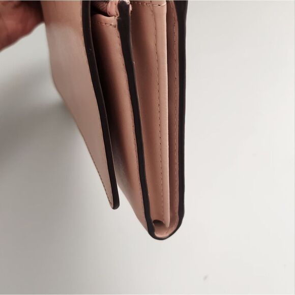 🌸Kate Spade Smooth Leather Clutch Large Wallet -Soft Pink - Picture 12 of 13